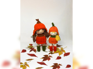 Хобби и отдых - Другое - Вязаная куколка "Тыковка"