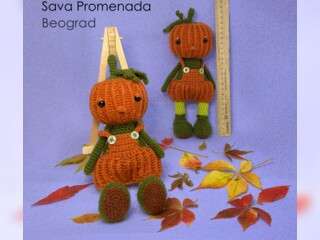 Товары для детей - Игрушки - Тыква вязаная крючком