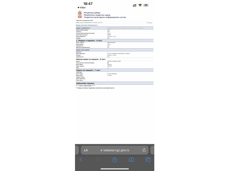 Недвижимость - Участки - Площадь Врдник