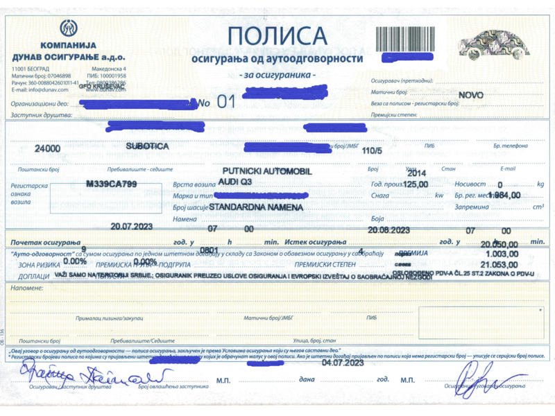 Услуги - Помощь в оформлении документов - Ваш страховой агент в Сербии - для авто,медицины