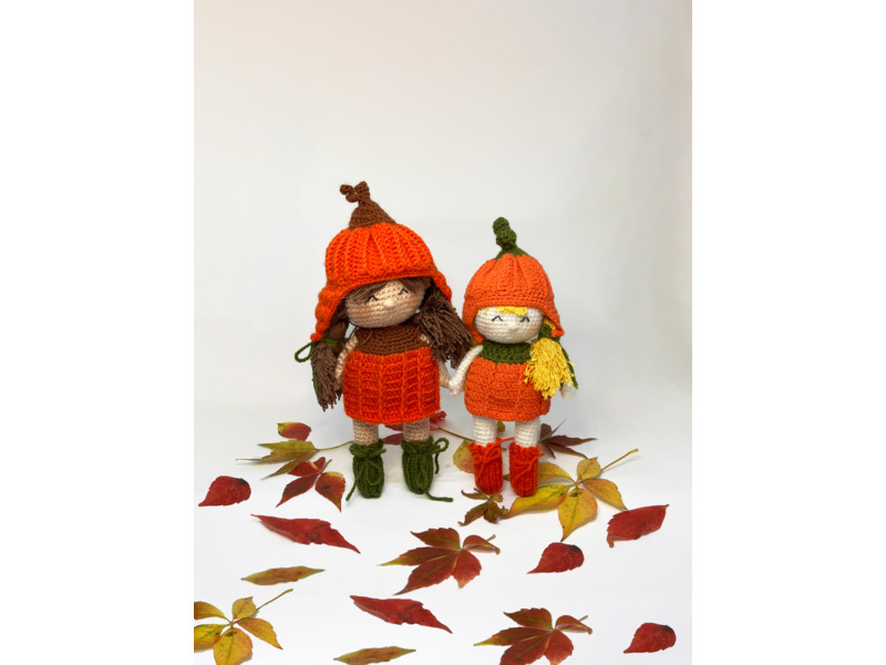 Хобби и отдых - Другое - Вязаная куколка "Тыковка"