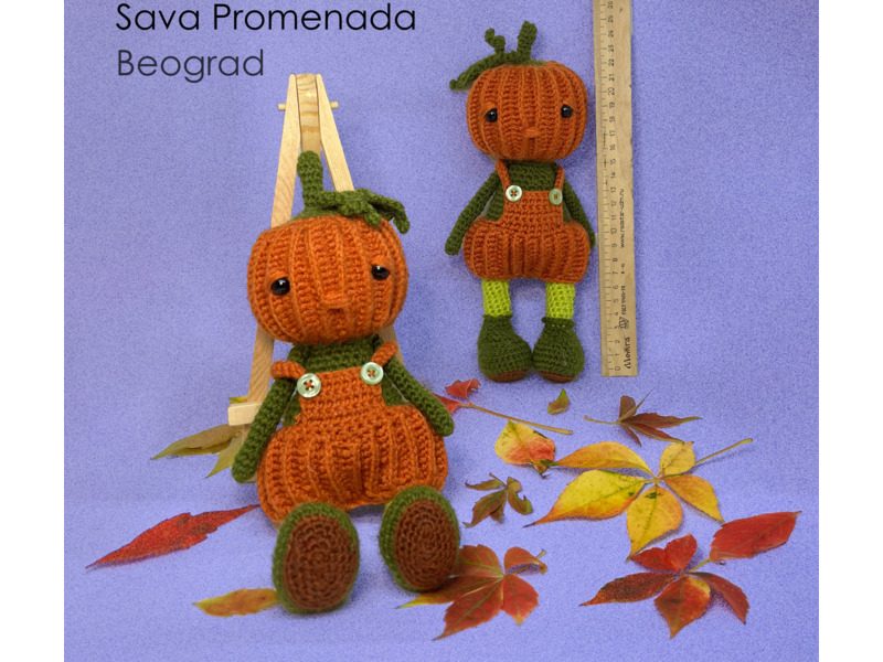 Товары для детей - Игрушки - Тыква вязаная крючком