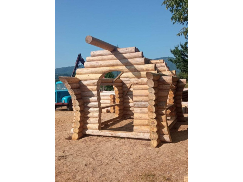 Услуги - Ремонт и строительство - Беседка рубленая новая