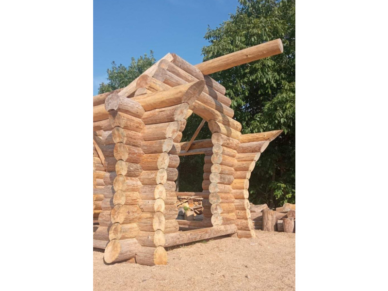 Услуги - Ремонт и строительство - Беседка рубленая новая