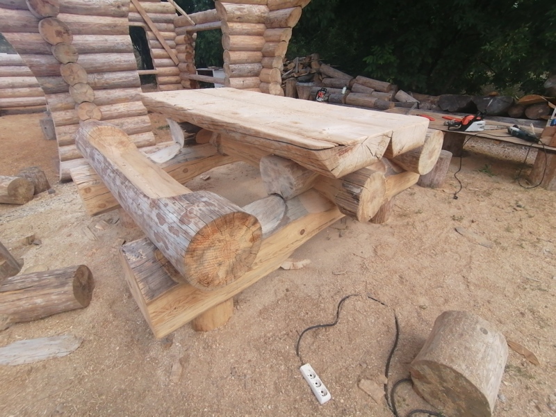 Услуги - Ремонт и строительство - Беседка рубленая новая