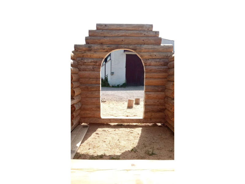 Услуги - Ремонт и строительство - Беседка рубленая новая