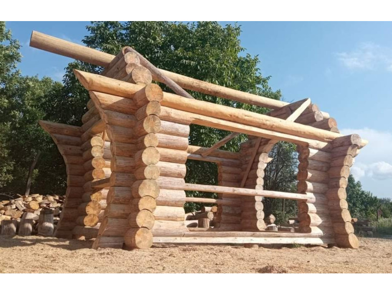 Услуги - Ремонт и строительство - Беседка рубленая новая