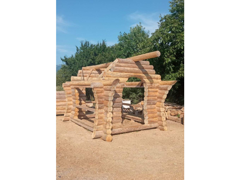 Услуги - Ремонт и строительство - Беседка рубленая новая