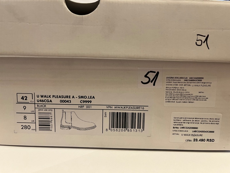 Одежда, обувь, аксессуары - Мужская обувь - Мужские кожаные ботинки челси Geox