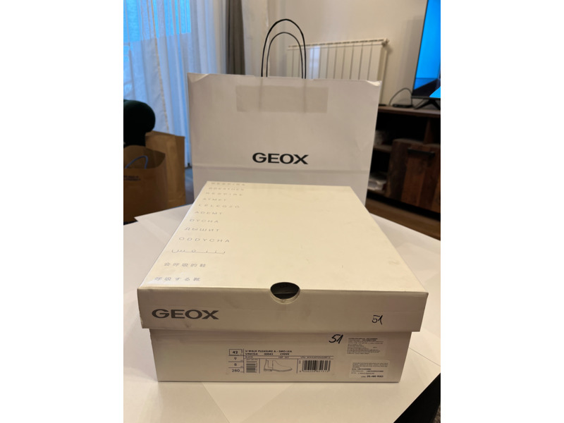 Одежда, обувь, аксессуары - Мужская обувь - Мужские кожаные ботинки челси Geox