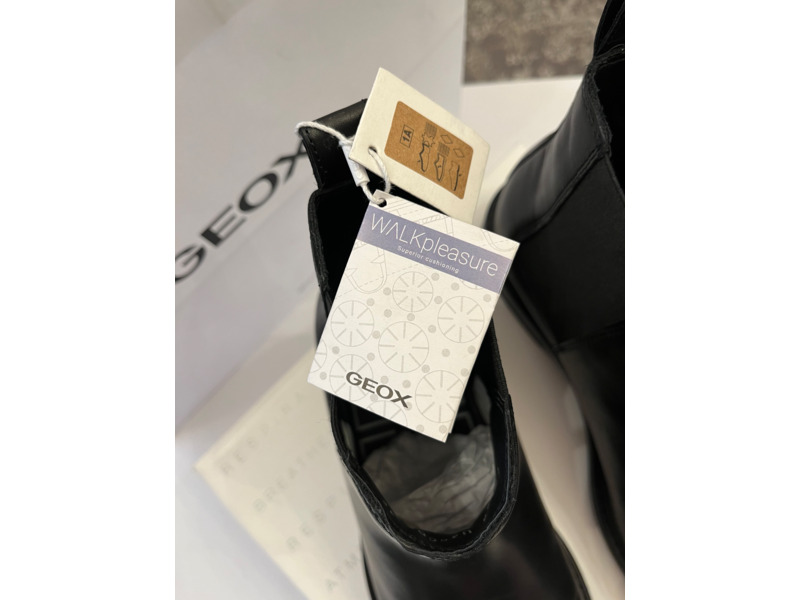 Одежда, обувь, аксессуары - Мужская обувь - Мужские кожаные ботинки челси Geox